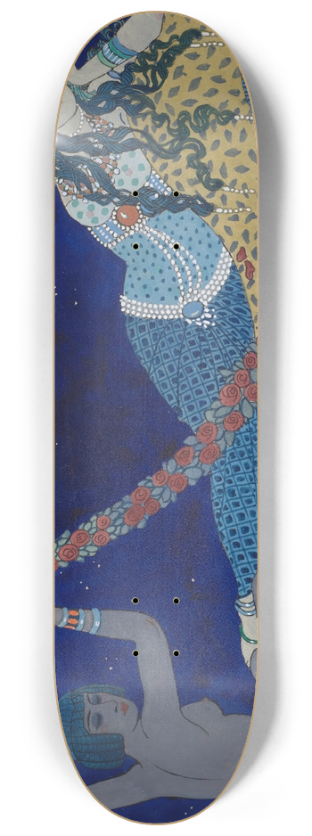 George Barbier - Cleopatra 8.25 inch art skate deck