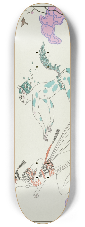 George Barbier - LAprs-Midi dun faune 8.25 inch art skate deck