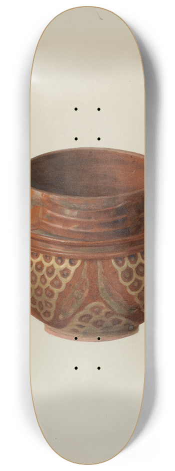 Fritz Boehmer - Pa. German Bowl 8.25 inch art skate deck