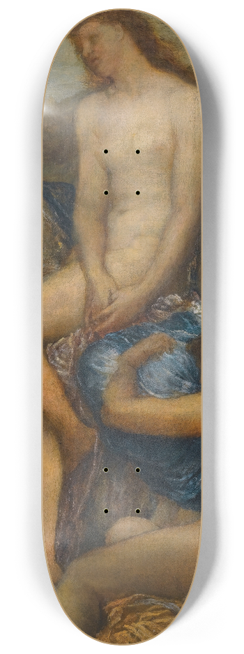 George Frederic Watts - Watching For The Return Of Theseus 8.25 inch art skate deck