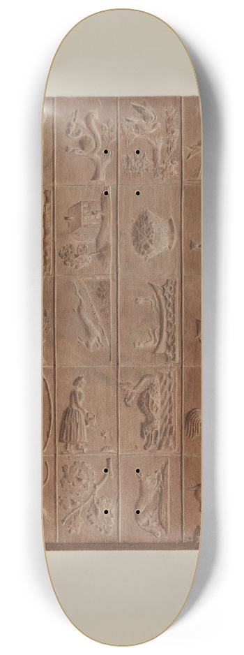 Fritz Boehmer - Springerle Board for Christmas Cakes 8.25 inch art skate deck