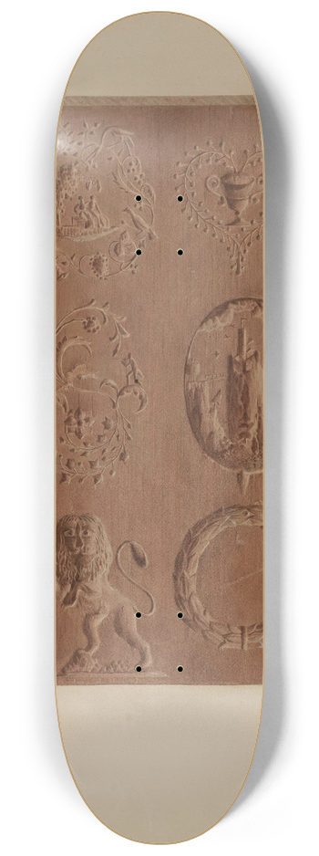 Fritz Boehmer - Springerle for Christmas Cookies 8.25 inch art skate deck