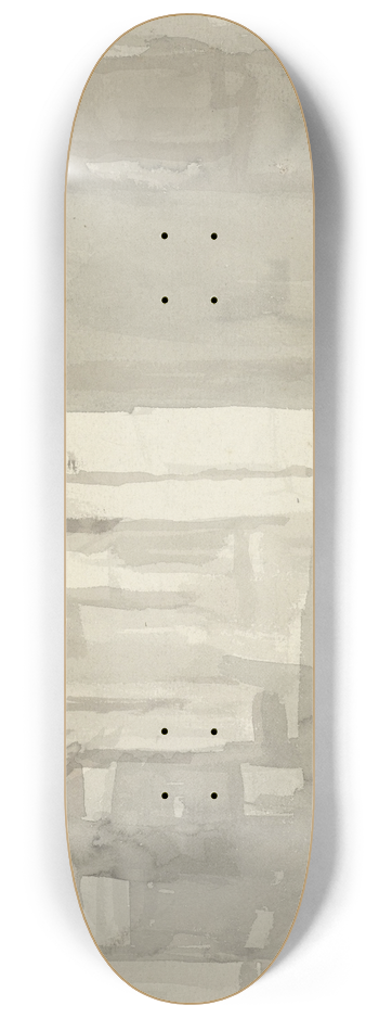 George Hendrik Breitner - Bouwput Sint Agnietenstraat te Amsterdam 8.25 inch art skate deck