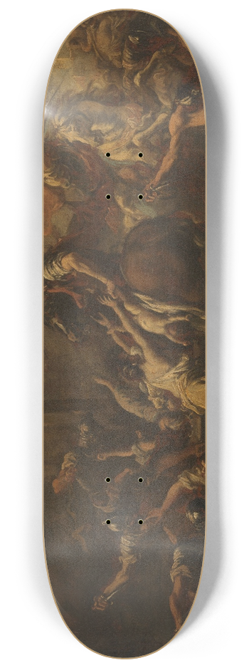 Alessandro Magnasco - Massacre of the Innocents 8.25 inch art skate deck
