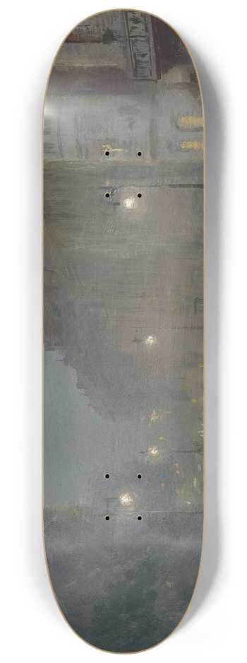 George Hyde Pownall - Down Piccadilly, by the Green Park 8.25 inch art skate deck
