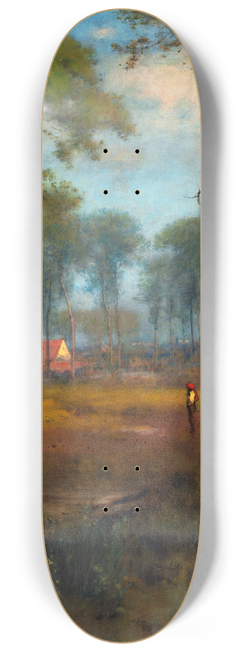 George Inness - Early Morning, Tarpon Springs 8.25 inch art skate deck