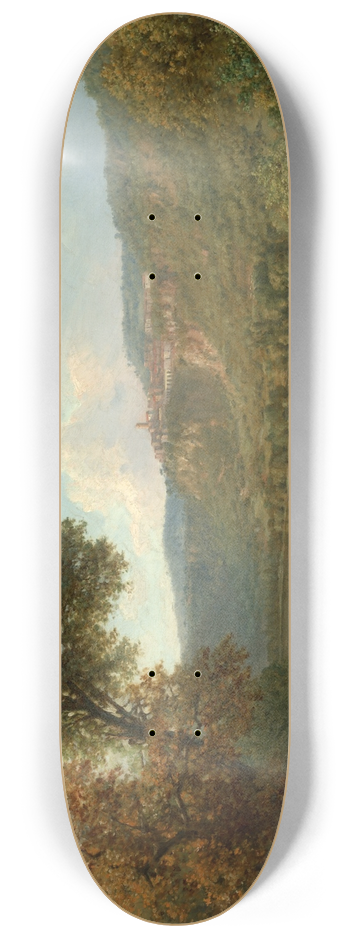 George Inness - LakeNemi 8.25 inch art skate deck