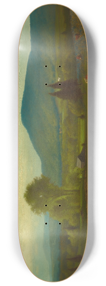 George Inness - Summer in the Catskills 8.25 inch art skate deck