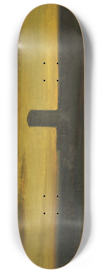 George Inness - The After Glow, Italy 8.25 inch art skate deck