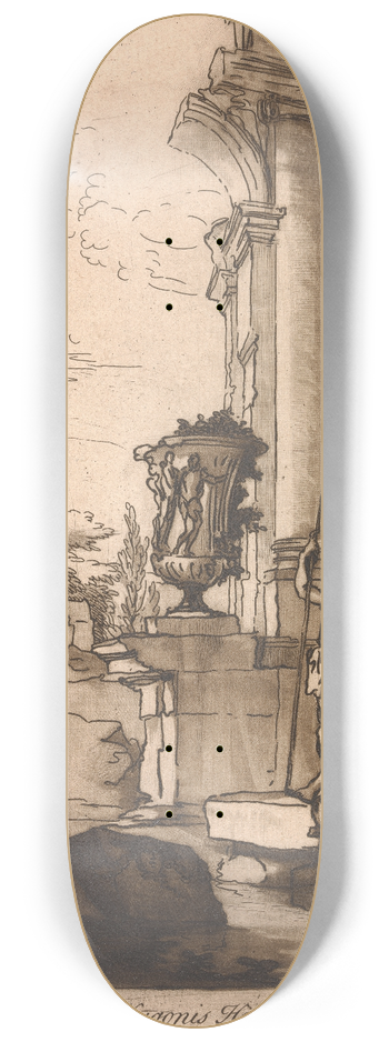 George Knapton - Classical scene 8.25 inch art skate deck