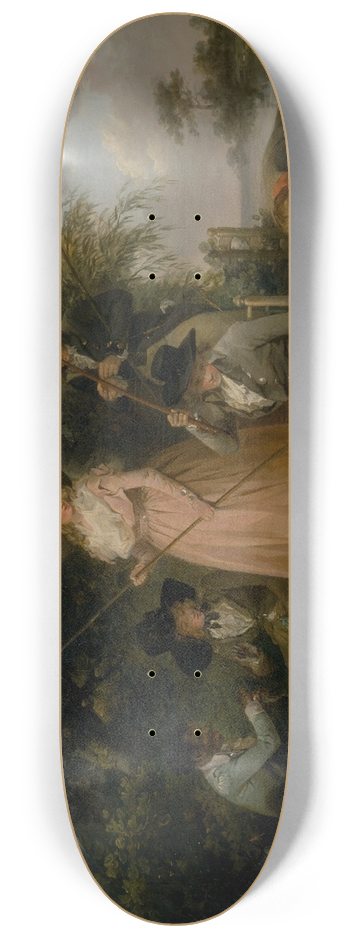 George Morland - A Party Angling 8.25 inch art skate deck
