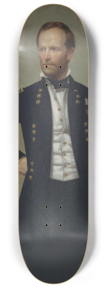 George Peter Alexander Healy - William T. Sherman 8.25 inch art skate deck