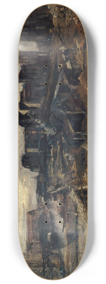 Georges Chenard-Huch - Le Canal Saint-Martin 8.25 inch art skate deck