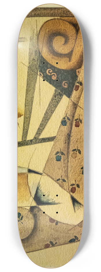 Georges Gaudion - Cubic odalisque 8.25 inch art skate deck