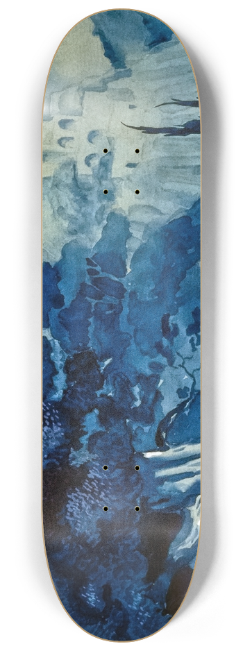 Georges Gaudion - Spanish landscape 8.25 inch art skate deck