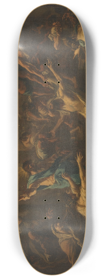 Alessandro Magnasco - The Raising of Lazarus 8.25 inch art skate deck