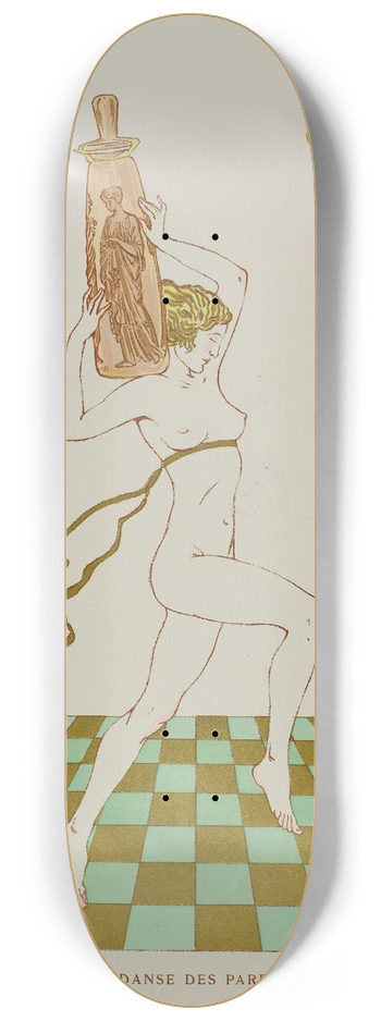 Georges Goursat (Sem) - La danse des parfums 8.25 inch art skate deck