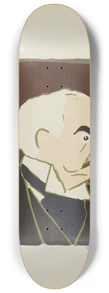 Georges Goursat (Sem) - Pierpont-Morgan 8.25 inch art skate deck