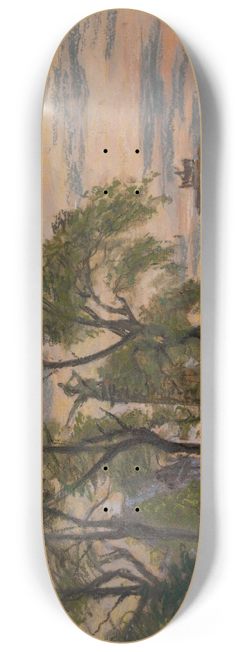 Georges-mile Carette - Le Carroussel 8.25 inch art skate deck