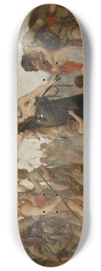 Georges Moreau de Tours - Le sacrifice  la Patrie 8.25 inch art skate deck