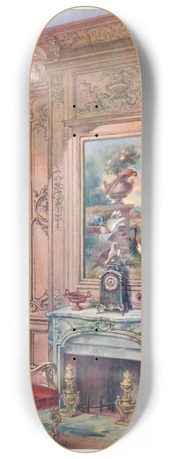 Georges Rmon - Bibliothque Louis XIV. 8.25 inch art skate deck