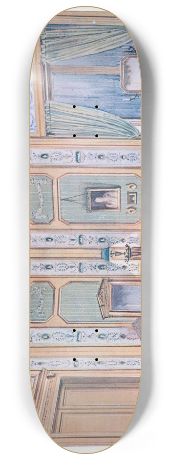 Georges Rmon - Salon boudoir directoire. 8.25 inch art skate deck