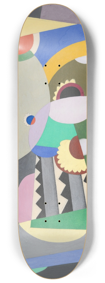 Georges Valmier - Composition 8.25 inch art skate deck