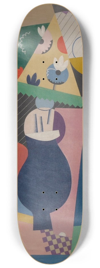 Georges Valmier - Pot de fleurs 8.25 inch art skate deck