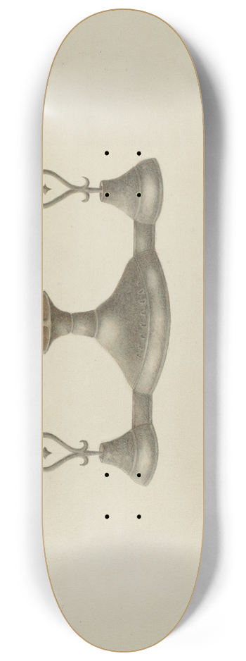 George V. Vezolles - Shaker Scales 8.25 inch art skate deck
