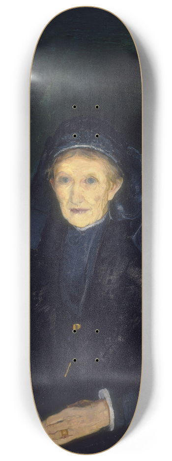 George Wesley Bellows - The Widow 8.25 inch art skate deck