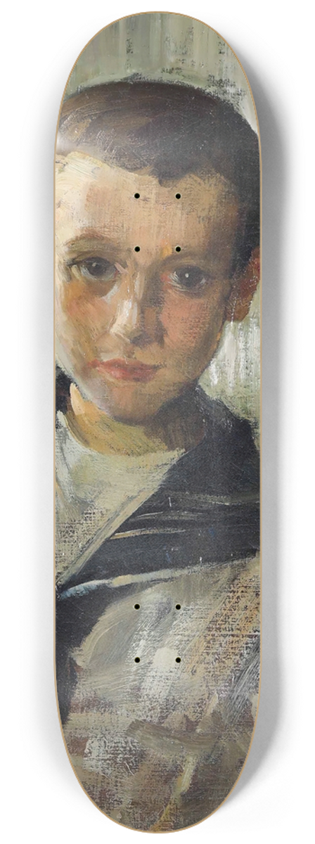 Alessandro Milesi - Ritratto di Giorgio, figlio di Angelo Balbi 8.25 inch art skate deck