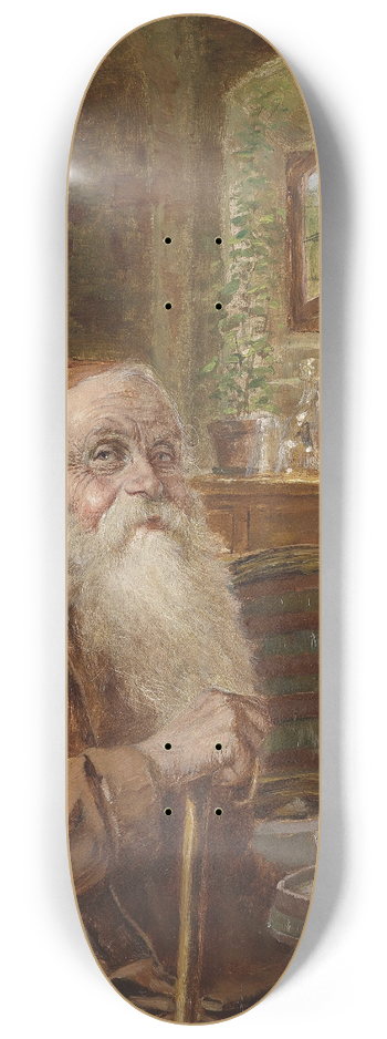 Georg Rssler - Mnch im Weinkeller 8.25 inch art skate deck