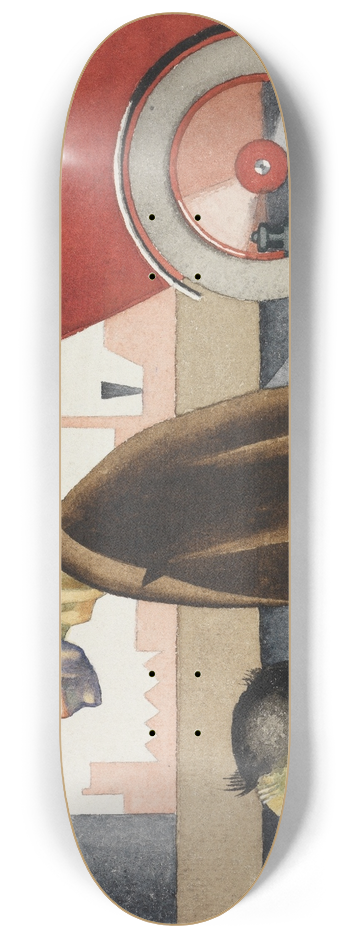 Georg Scholz - Arbeit schndet 8.25 inch art skate deck