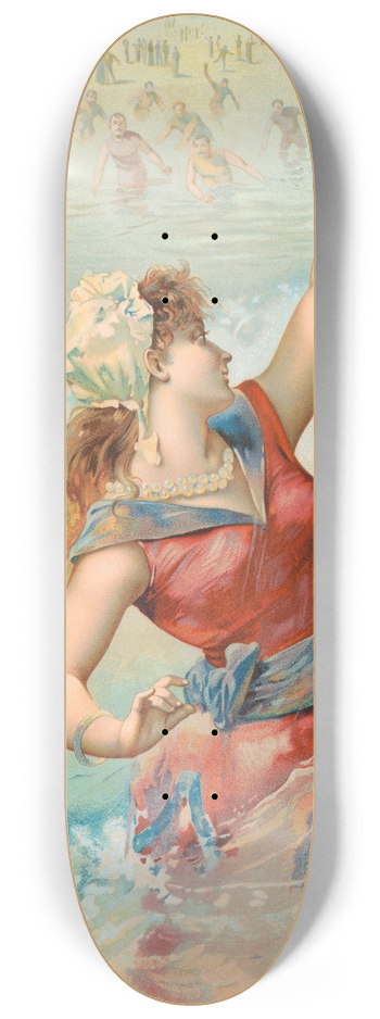 Geo. S. Harris & Sons - Smoke and chew Sensation cut plug 8.25 inch art skate deck