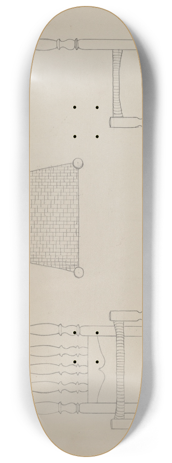 Gerald Bernhardt - Chair 8.25 inch art skate deck