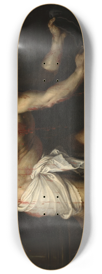 Gerard Seghers - Le Christ aprs la flagellation 8.25 inch art skate deck