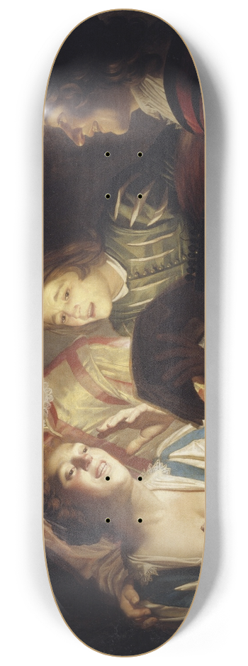 Gerard van Honthorst - Musical Group by Candlelight 8.25 inch art skate deck