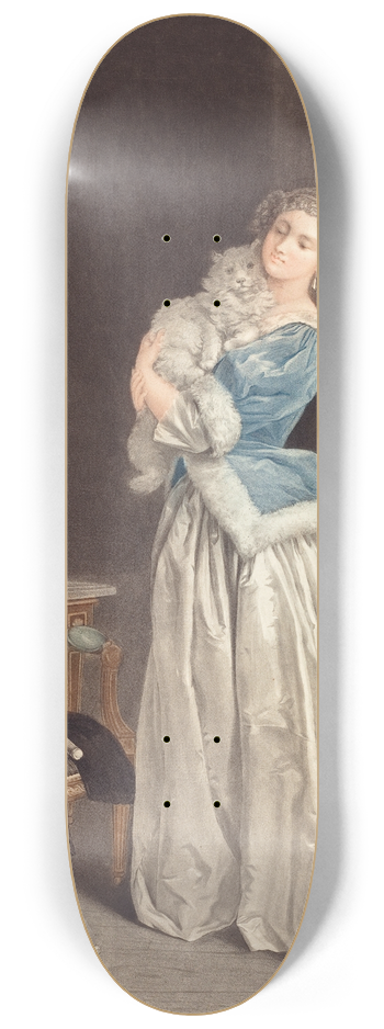 Geraud Vidal - Le Triomphe De Minette 8.25 inch art skate deck
