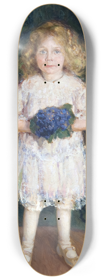 Gerda Wallander - Portrait of Inga-Maria Thiel 8.25 inch art skate deck