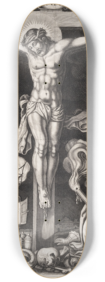 Gerhard Altzenbach - Crucifixion 8.25 inch art skate deck