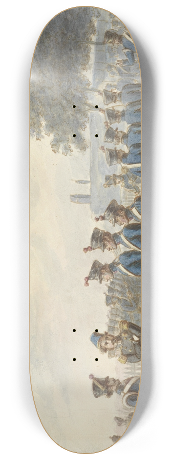 Gerret Jasink van de Poll - Plattelandsschutterij, 1830 8.25 inch art skate deck