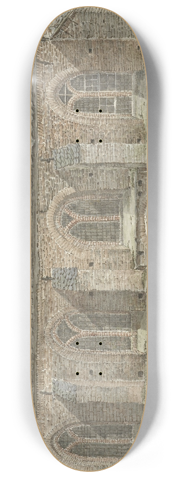 Gerrit Hulseboom - Oude kerk van Vaassen 8.25 inch art skate deck