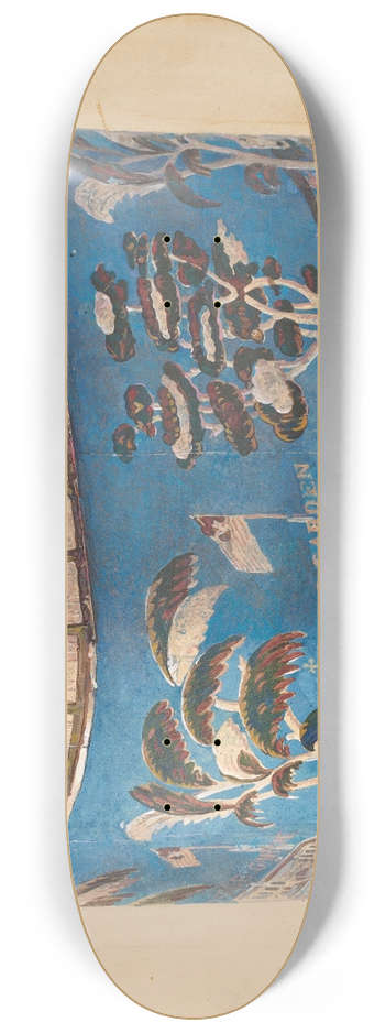 Gilbert Sackerman - Bandbox with Cover 8.25 inch art skate deck