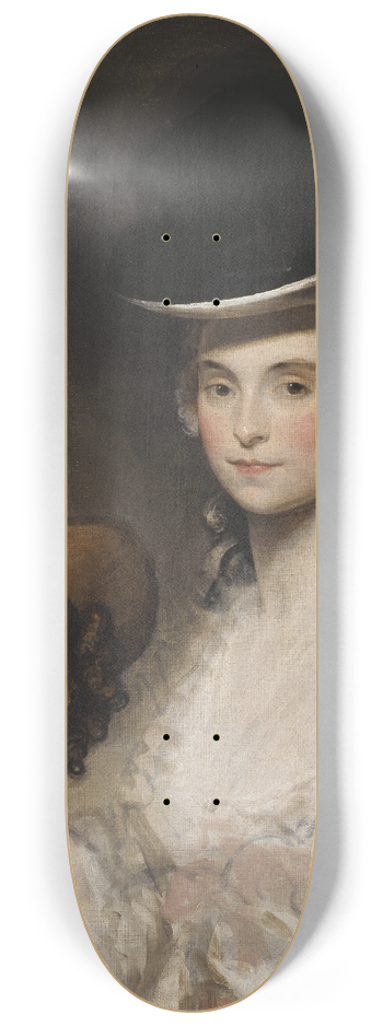 Gilbert Stuart - Mrs. Blades and her Daughter 8.25 inch art skate deck