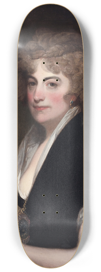 Gilbert Stuart - Portrait of Anne Willing Bingham 8.25 inch art skate deck