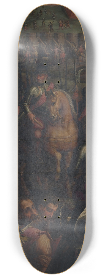 Giorgio Vasari - Capture of Casole 8.25 inch art skate deck