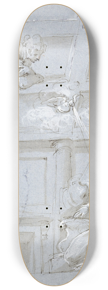 Giorgio Vasari - The Annunciation 8.25 inch art skate deck