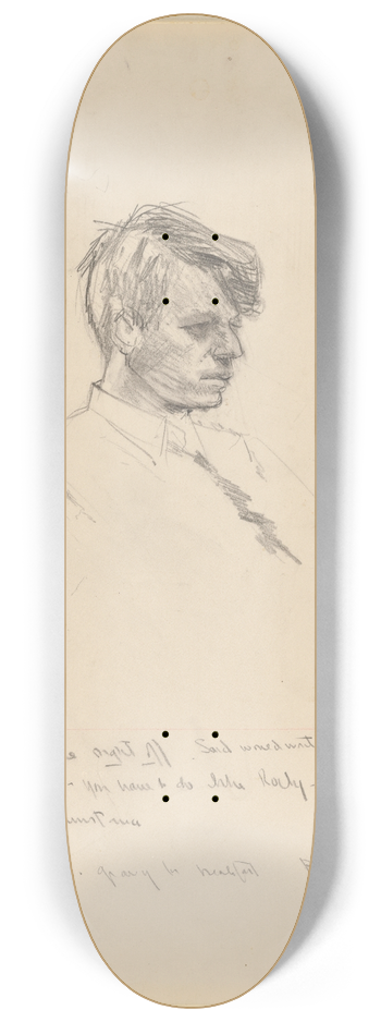 Gardner Cox - Robert Francis Kennedy 8.25 inch art skate deck