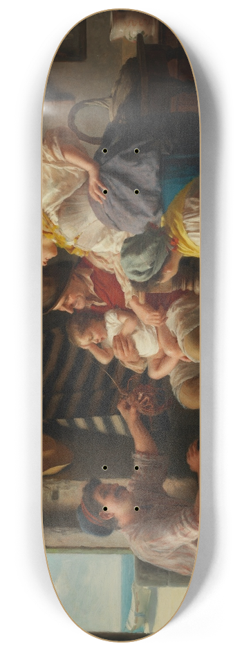 Giovanni Battista Torriglia - Three generations 8.25 inch art skate deck