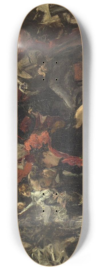 Giovanni Boldini - Feast Scene 8.25 inch art skate deck